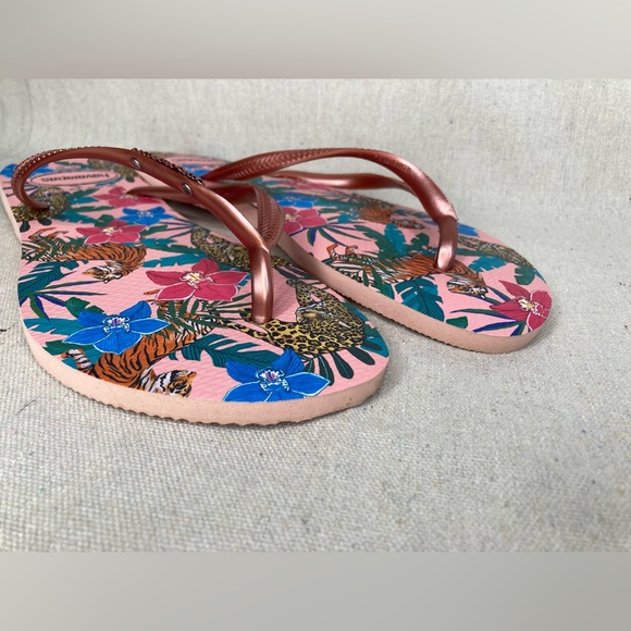 Havaianas Tropical Slim Flip Flops - Picture 5 of 7